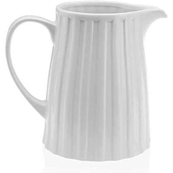Posliininen maitopullo - BIGBUY HOME - 20 oz - Valkoinen - Konepesunkestävä