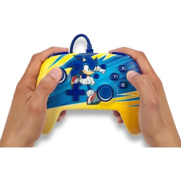 Trådbunden handkontroll - POWER A - Nintendo Switch - Sonic Boost