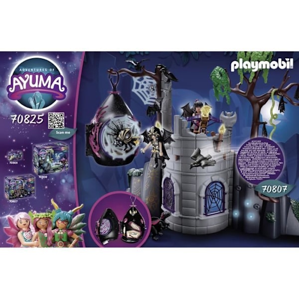 PLAYMOBIL Ayuma Bat Fairies Playhouse - Leikkimökki hahmoineen ja tarvikkeineen Flerfärgad