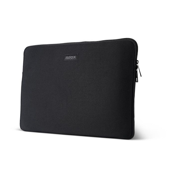 Nilox Tech Sleeve 15.6" Sort Polstret Antishock Taske til Notebook Polyester