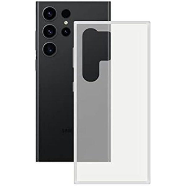Blødt etui - KSIX SMART YOUR TECH - Galaxy S23 Ultra - Anti-fingeraftryk - Modstandsdygtig - Letvægts Transparent