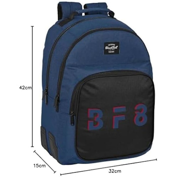 Rygsæk - BLACKFIT8 - Blackfit8 Urban - Genbrugt - Flerfarvet - 32x42x15 cm flerfärgad