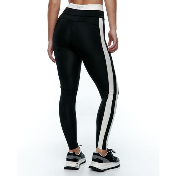 Leggings til kvinder - Black Limba - Yin-Yang - Sort - Åndbar - Multisport sort M
