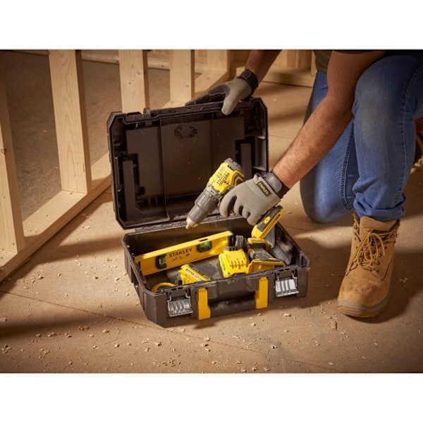 Mallette PRO-STACK™ - STANLEY FATMAX - FMST1-71967 - Suuri kahva organizeerijalla - 14 L Svart