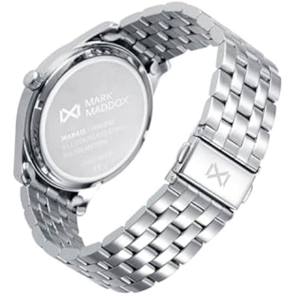 Herreur Mark Maddox Marais HM0142-37 - Rustfrit Stål - Blå - Quartz - Vandtæt 10 ATM Blå