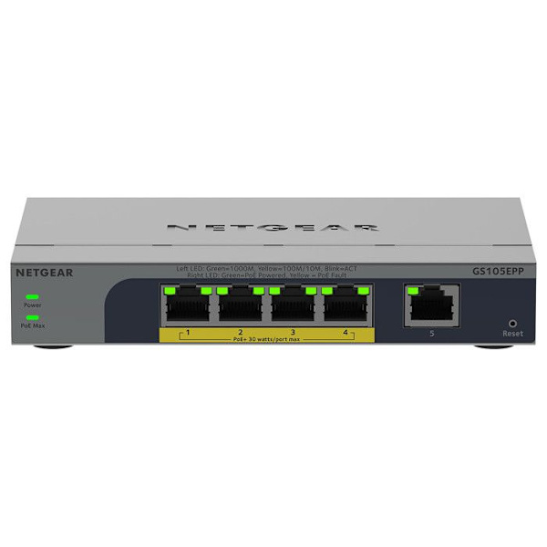 NETGEAR 5PT GB PLUS KATKAISIN W/ P