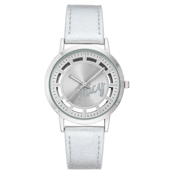 Naisille suunnattu kello - Juicy Couture - JC1215SVSI - Kvartsikello - Nahka - 36mm silver/silver