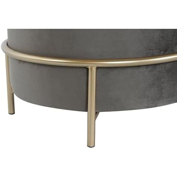 Fotpall - DKD Heminredning - Standard - Flerfärgad - Metall - 48 cm Flerfärgad