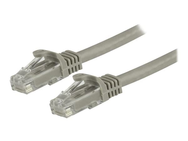 Ethernet-kaapeli Cat 6 - STARTECH - 1,5 m - 100% Kupari - RJ-45 - Harmaa