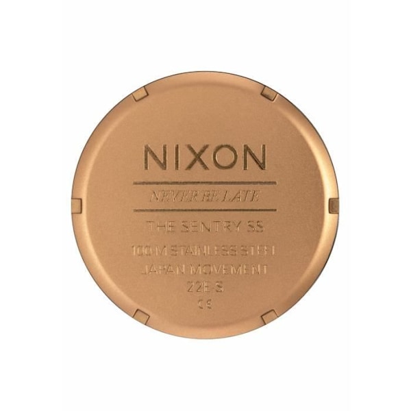 Ur - Nixon - Sentry - Rustfrit stål - Vandtæthed 100m - Analog urskive Brons/svart