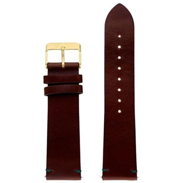 Armband för herrklockor - WATX&COLORS - WXCO1715 - Läder - Brunt - Spänne kastanj