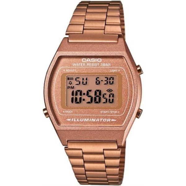 CASIO Mixte B640WC-5AEF ur i rustfrit stål i rosaguld