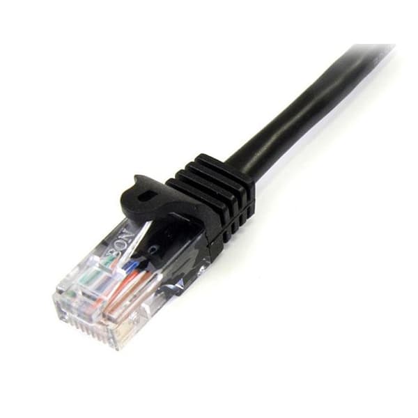 5m Hookless Cat5e UTP netværkskabel - STARTECH - Sort - Crosstalk Reduction - PVC