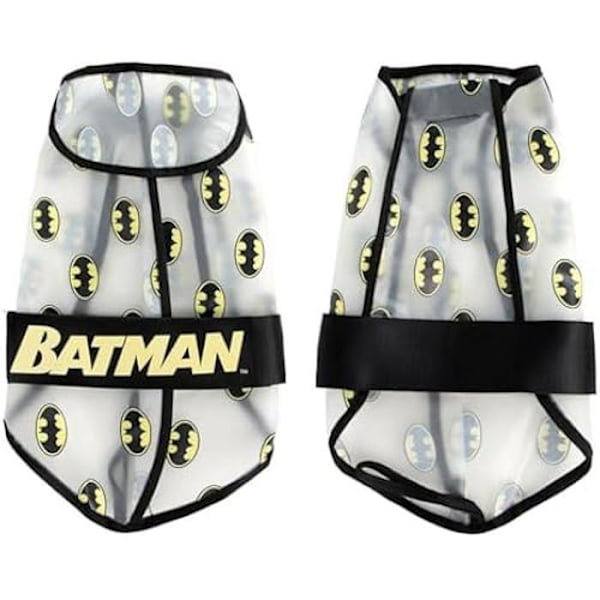 Batman-sadetakki koirille, keltainen M Flerfärgad