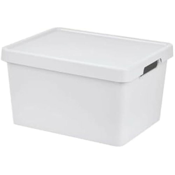 Tontarelli Maya Opbevaringsboks Hvid 16,2 L 36 x 28 x 20 cm - Plast - Harpiks mångfärgad