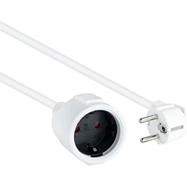 Förlängningsströmkabel - NANO KABEL - 10.22.0603-W - 16A - 250V - 100% koppar