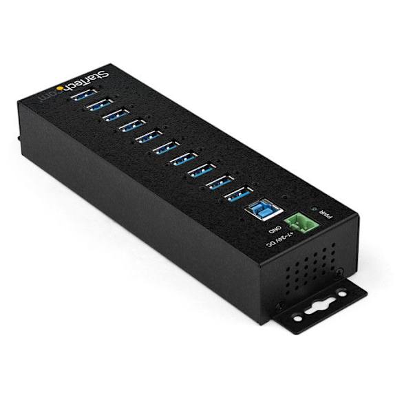 Router - STARTECH - USB 3.0 Hub - Beskyttelse mod DES - 10 porte - 5 Gbps