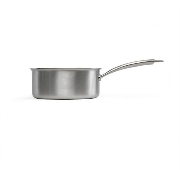 Brigade - Casserole i rustfrit stål 18 cm - LIVOO - MEP160 - Triply rustfrit stål - Til alle kogeplader inklusive induction - Fremstillet i Frankrig Rostfritt stål