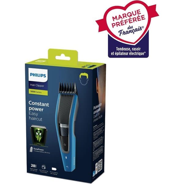Hiustenleikkuri - PHILIPS - HC5612/15 - Sarja 5000 Rustfrit stål