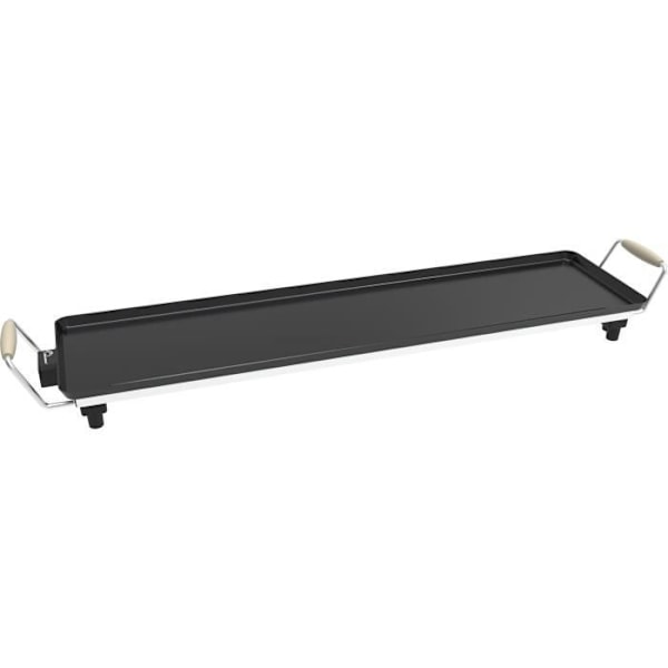 Elektrisk plancha LITTLE BALANCE - Træ 90 - Stegeflade 90x23cm - Non-stick belægning uden PFAS - 2000W Sort