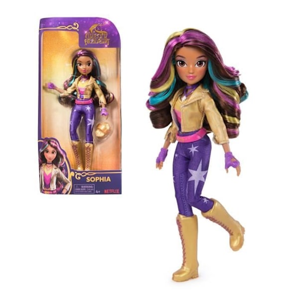 SPIN MASTER DUKKER 24 CM SOPHIA Unicorn Academy Regnbåge