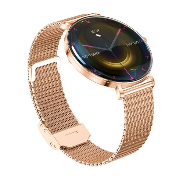 Smartwatch - FOREVER - SB-370 Lucca - Guld Rose - 1,43" AMOLED - IP68 - MultiSport