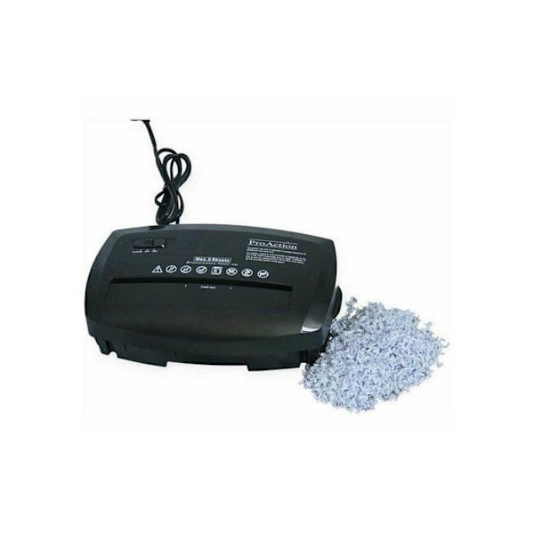 Dokumentmakulator - Fellowes - P-25S - Lige skåret - Kapacitet 5 ark - 11L beholder