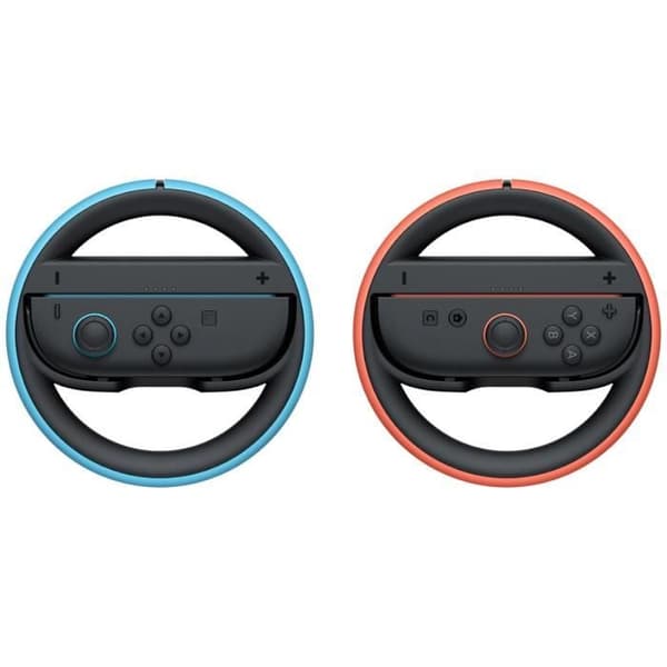 Joy-Con 2 -ohjaimille tarkoitetut ohjauspäällysteet • Nintendo Switch 2 -lisävaruste Sort, Lys Blå & Lys Rød