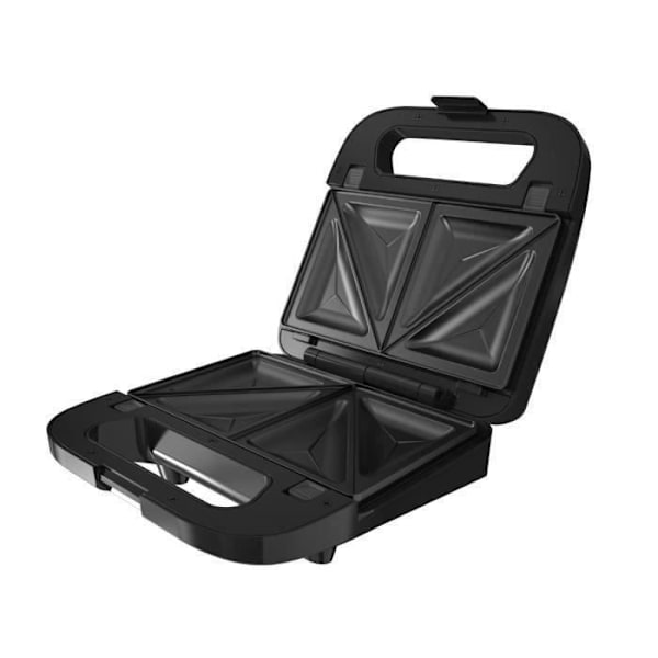 BLACK & DECKER - Multifunktion toast/vaffel/grillapparat - 750W - grå/sort - BXSA754E Svart brun