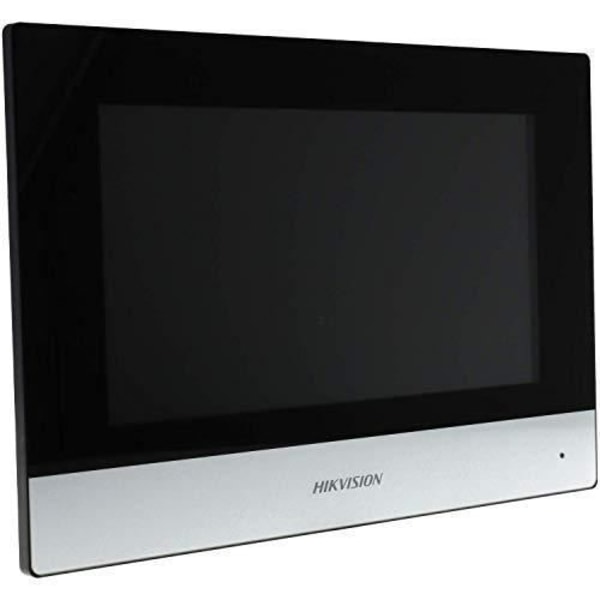 Berøring Skærm - Hikvision - DS-KH6320-WTE1 - 7 tommer - 1024 x 600 pixels - Fast Ethernet Sort, Sølv