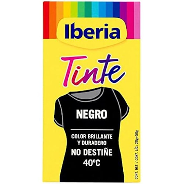 Väriaine - IBERIA - Erikoisväri - Musta - Kirkas ja kestävä väri Svart