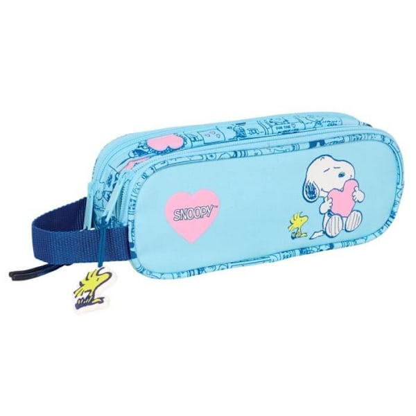 Trousse - Snoopy - Kärlek - 21 CM - 2 Fack - Zippad