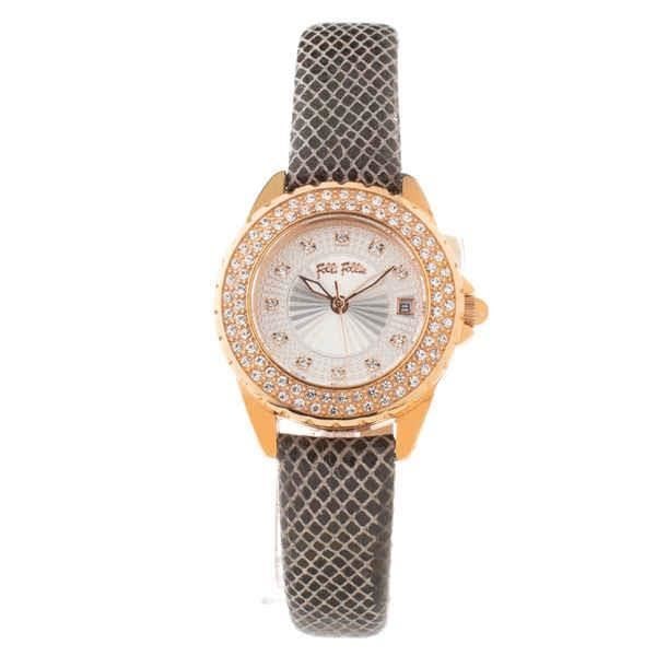 Dameur - Folli Follie - WF1B006STM - Quartz - Læder - Ø 30 mm