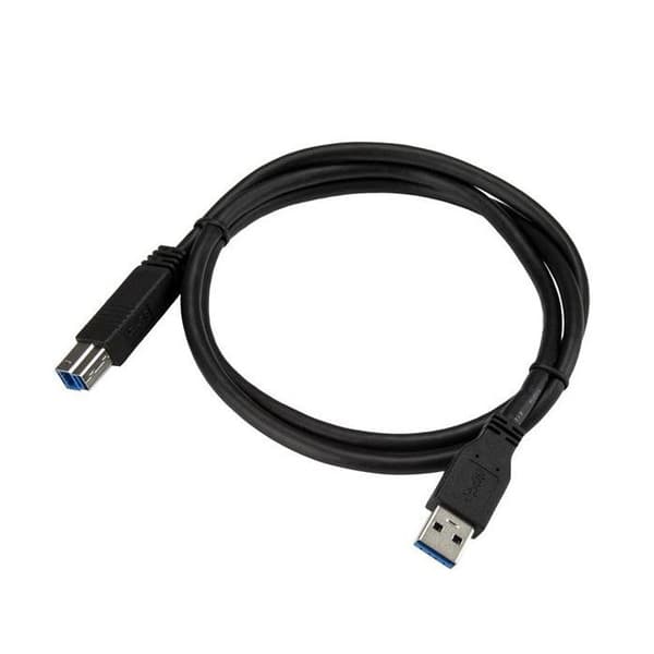 USB 3.0 A til B certificeret kabel - STARTECH.COM - 1 m - Sort