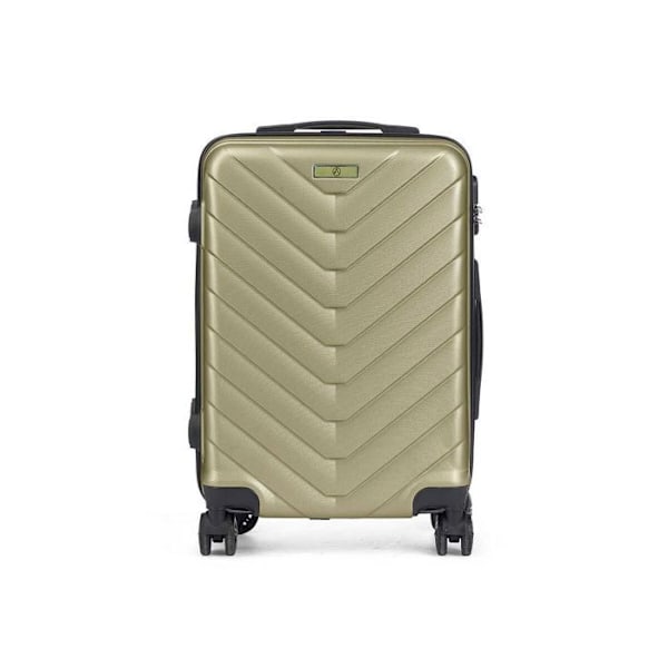 Kabinekuffert - BigBuy Home - Grøn - Hård skal - Dimensioner 38x57x23 cm - Trolley inkluderet grön