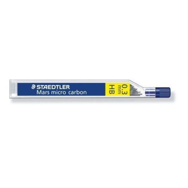 Stift - STAEDTLER - Mars micro karbon - 0,3 mm - HB - 12 stycken Svart