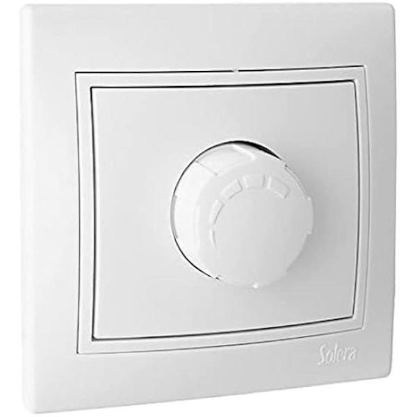 Klocka - SOLERA - RXZER23 - Vit LED-regulator - Tranbärsfärg Tranbär