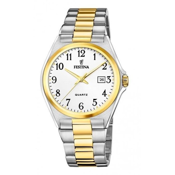 Herreur - Festina - F20554-1 - Stål - Multifarvet - 5 ATM mångfärgad