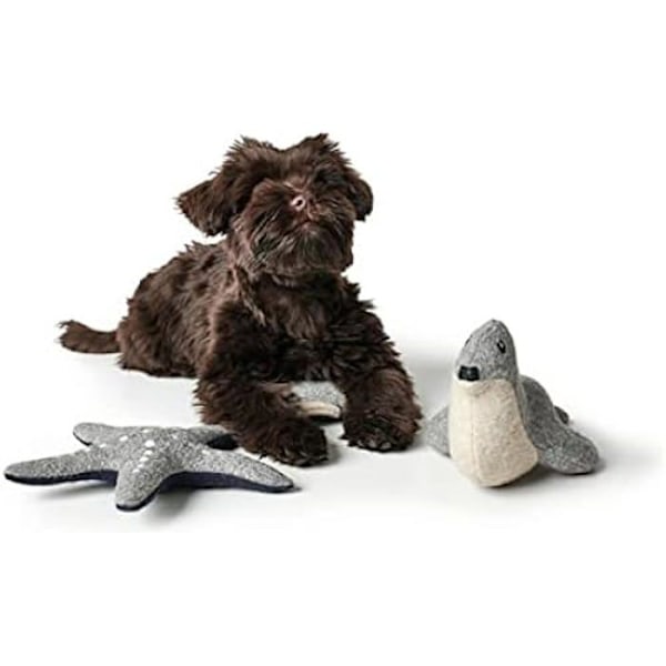 Koiran lelu - HUNTER - Skagen - Sea Seal - 25 cm - Kierrätysmateriaalit grå polyester