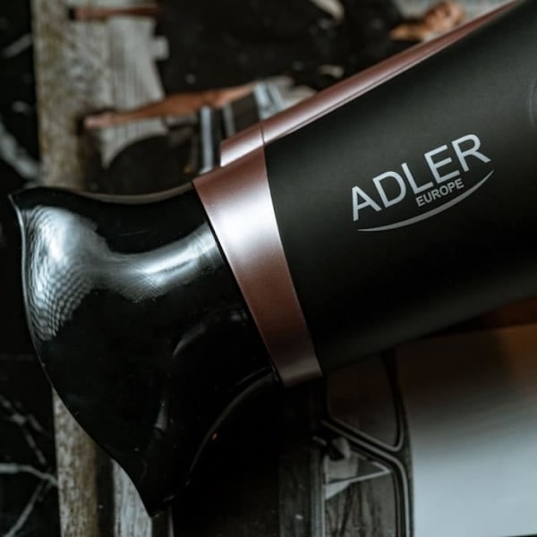 Ioninen hiustenkuivain Adler 2400W musta/vaaleanpunainen AD 2248 - Tehokas ja monipuolinen sort