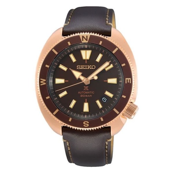 Klocka - Seiko - SRPG18K1 - Läder - Analog - Vattentät 100m