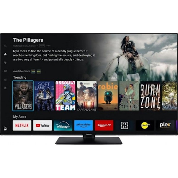 Panasonic TB-50W60AEZ Smart LED TV - 50 tuuman 4K Ultra HD - Dolby Vision & Atmos - Pelitila musta