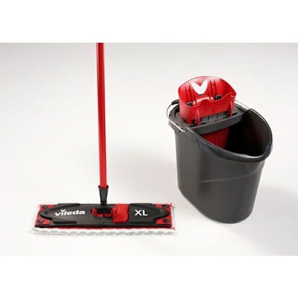 VILEDA ULTRAMAX XL 42 cm Rengøringskit med spand og flad moppe