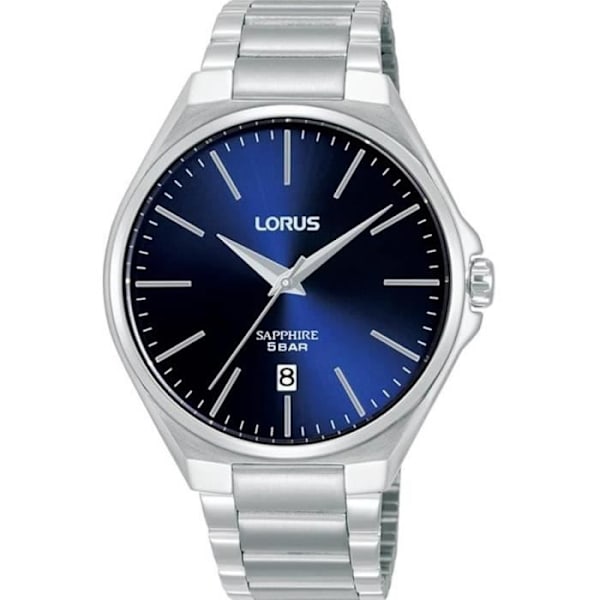 Ure - LORUS - RS947DX9 - Kvarts - Rustfrit stål - Blå urskive 40 mm Blå, Silver