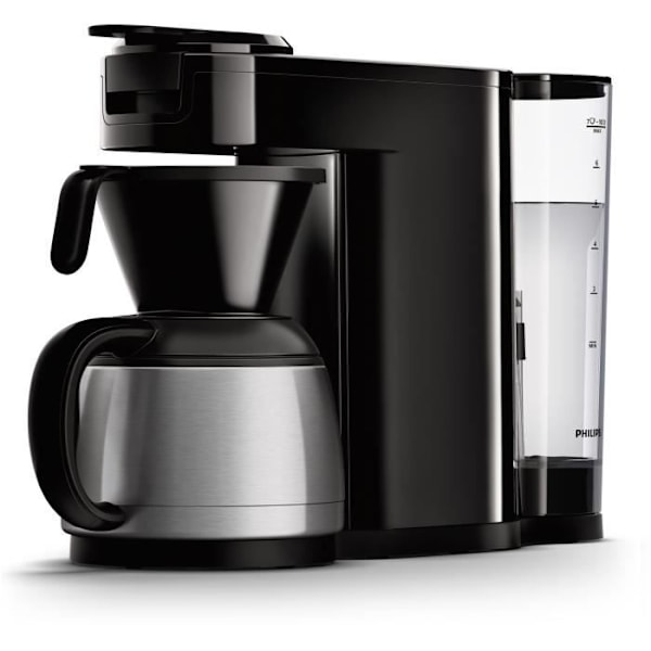 Kaffemaskin för kapsel - PHILIPS - SENSEO SWITCH HD6592/65 - Intensiv svart Svart