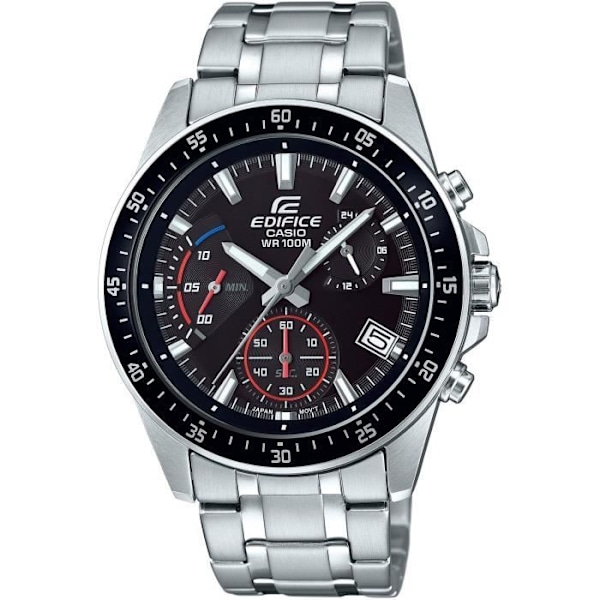 CASIO Rakennuskello EFV-540D-1AVUEF Grå och svart