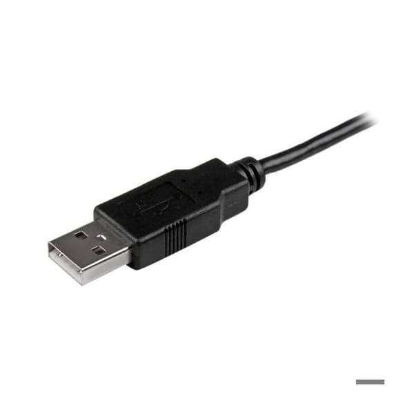 USB A - Micro B ohut matkapuhelimen lataus-/synkronointikaapeli - STARTECH - 15 cm - Musta