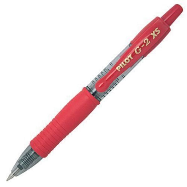 Återförbar roller - Pilot - G2 Pixie - Spets 0,7 mm - Färg Röd - Förpackning med 12 Röd