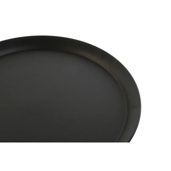 sidebord 50 x 50 x 43,5 cm sort guld metal