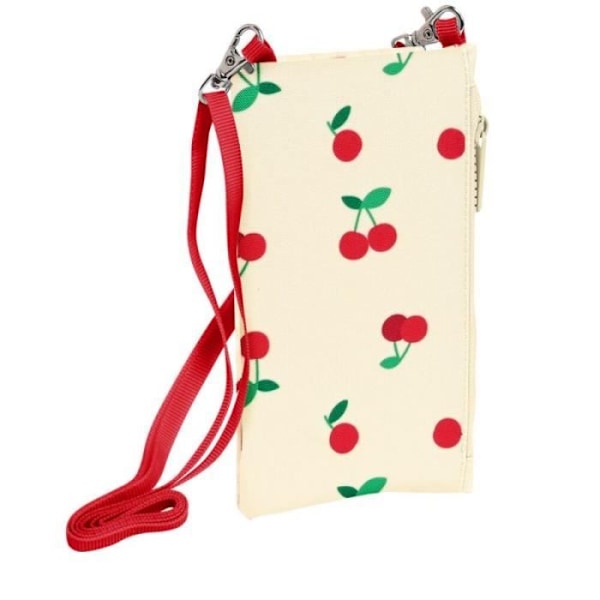 Pung - Safta - Kirsebær - Telefonbeskyttelse - Beige - Polyester 300D Beige